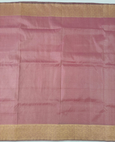Banarasi Tissue Silk Saree | Onion Pink | Handwoven | Silk Mark Certified | Ships from California